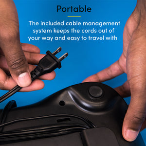 Make Lemonade Shiatsu Foot Massager with Heat is portable