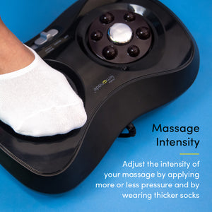 Make Lemonade Shiatsu Foot Massager with Heat can adjust the massage intensity