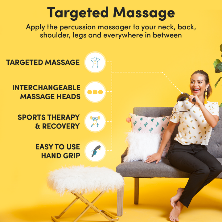 Make Lemonade Percussion Handheld Massager has many product features