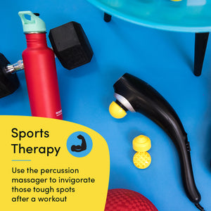 Make Lemonade Percussion Handheld Massager can be used in sports therapy