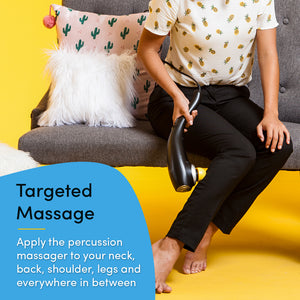Make Lemonade Percussion Handheld Massager offers targeted massage