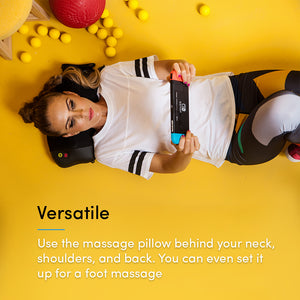 Make Lemonade Shiatsu Massage Pillow with Heat offers versatile massage