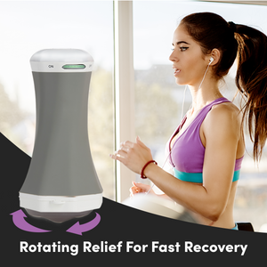 Make Lemonade Handheld Shiatsu Spin Massager provides rotating relief for fast recovery