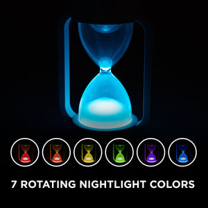 Make Lemonade Hourglass Nightlight has 7 rotating colors