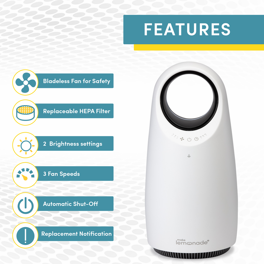 Make Lemonade Halo Air Purifier offers many product features