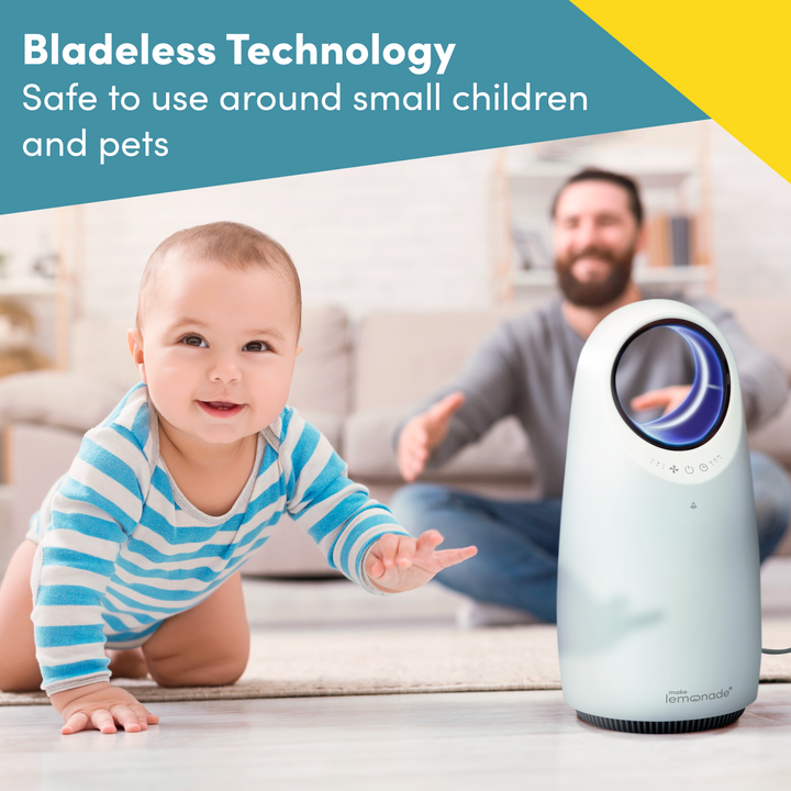 Make Lemonade Halo Air Purifier is safe to use around small children and pets