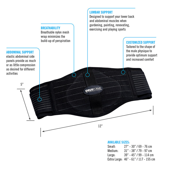 Male Back Belt A Plus