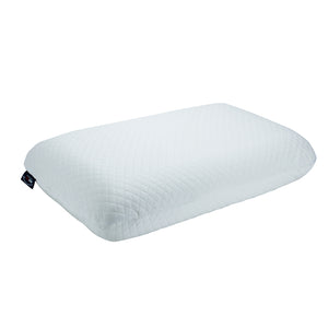 Airfoam Comfort Memory Foam Pillow - angle view of pillow  - ObusForme