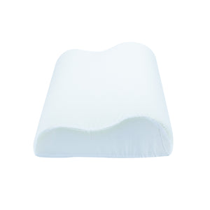 Standard Cervical Pillow with Memory Foam - Profile showcasing pillow ergonomic shape - ObusForme