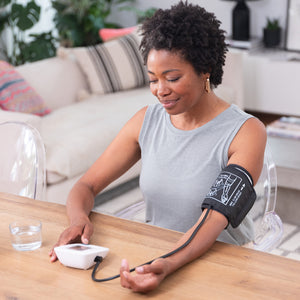 women using Homedics® Upper Arm 400 Series Blood Pressure Monitor