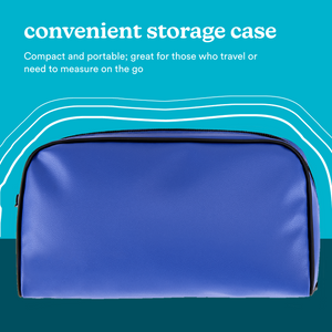 Homedics® Manual Arm Blood Pressure Monitor comes with a convenient storage case