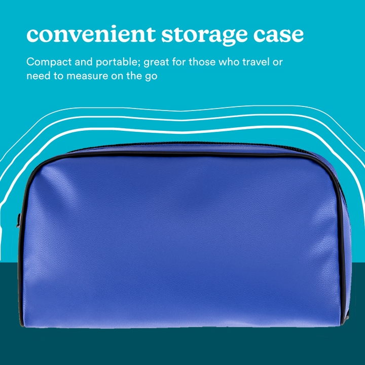 Homedics® Manual Arm Blood Pressure Monitor comes with a convenient storage case