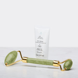 Jade Roller + Eye Cream