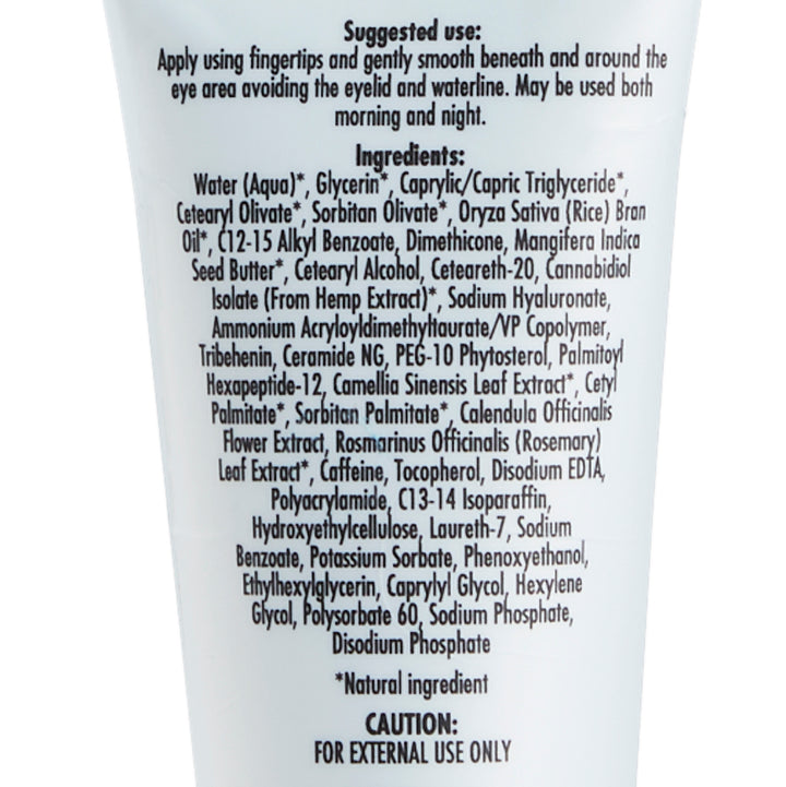 Eye Cream + CBD
