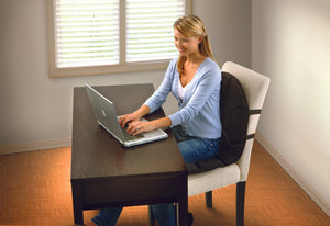 Back Massage Cushion with Heat In Use
