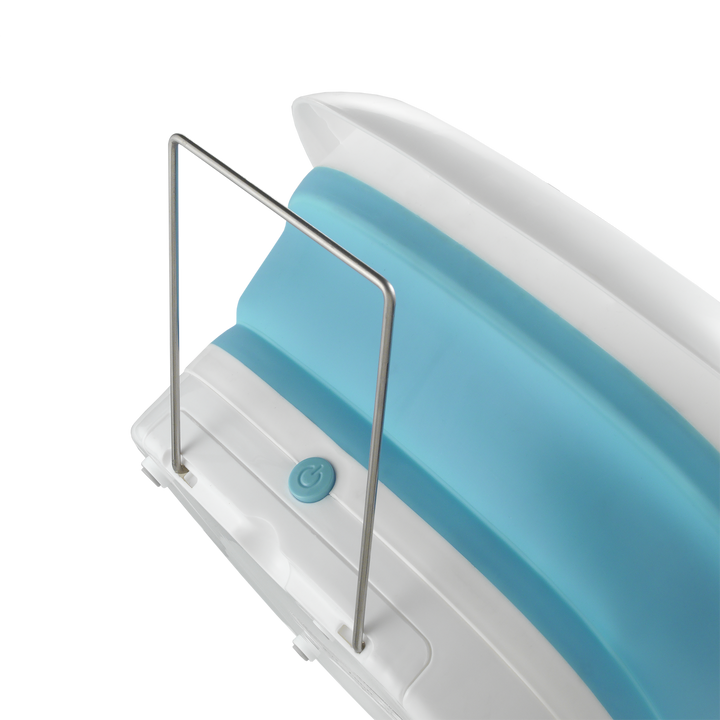 Closeup view of hanger on the Compact Pro Spa Collapsible Footbath with Heat