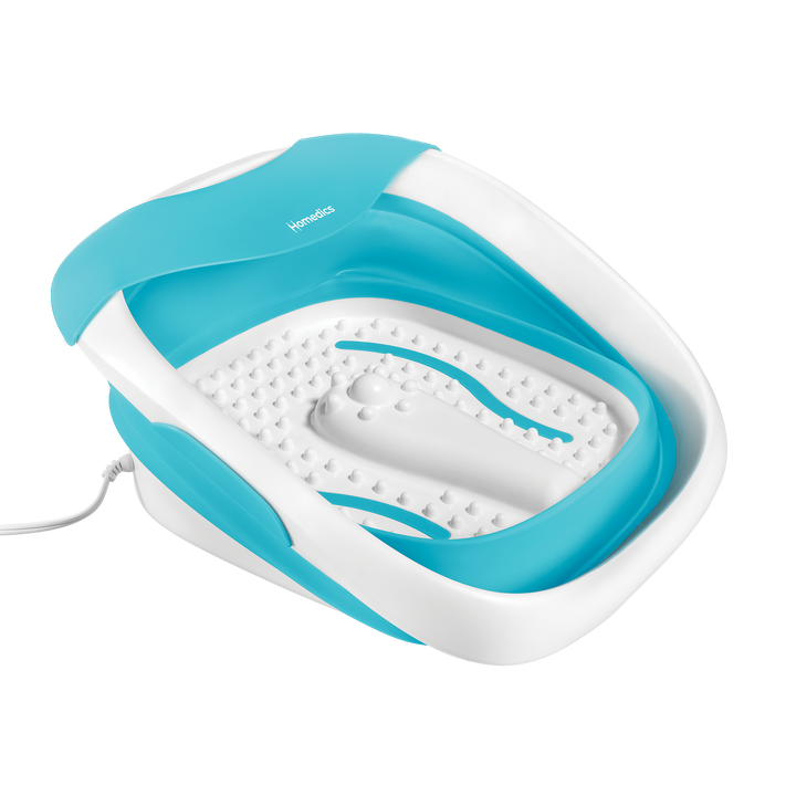 Semi-collapsed view of Compact Pro Spa Collapsible Footbath with Heat