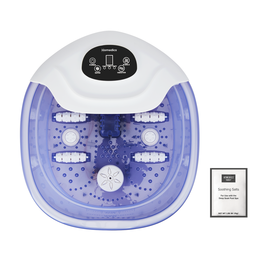 Salt-N-Soak Footbath with Heat Boost - Homedics Salt-N-Soak Footbath with Heat Boost - Homedics