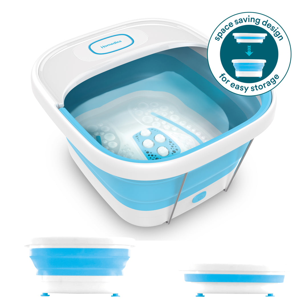 Easy Store Bubble Bliss Footbath, Collapsible Foot Spa