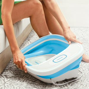 Easy Store Bubble Bliss Footbath, Collapsible Foot Spa