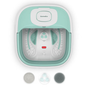 Homedics® Smart Space Elite Footbath with Heat Boost in a top down view to show heat switches