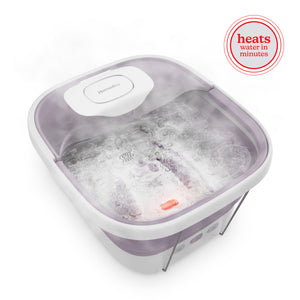 Homedics® Smart Space Deluxe Footbath with Heat Boost in use