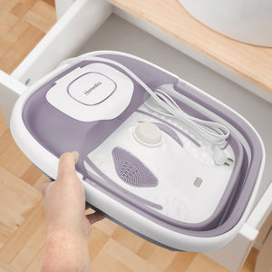 Homedics® Smart Space Deluxe Footbath with Heat Boost is compact & portable