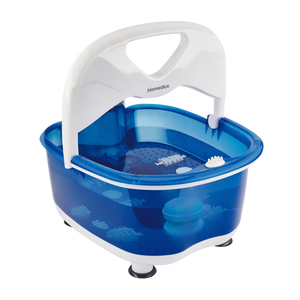 Lifted handle on the Salt-N-Soak Pro Footbath with Heat Boost