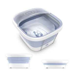 Image Shows Homedics® Smart Space Essential Footbath space-saving collapsible design