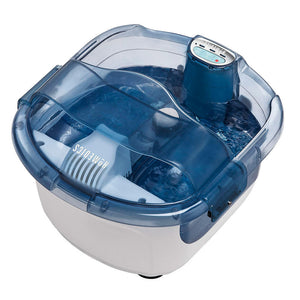 Profile view of the Homedics 2-in-1 Sauna and Footbath with Heat Boost Power