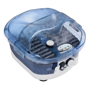 Angled view of the Homedics 2-in-1 Sauna and Footbath with Heat Boost Power