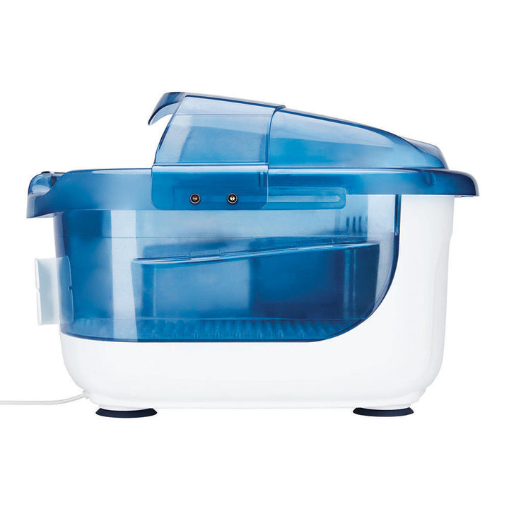 Profile view of the Homedics 2-in-1 Sauna and Footbath with Heat Boost Power