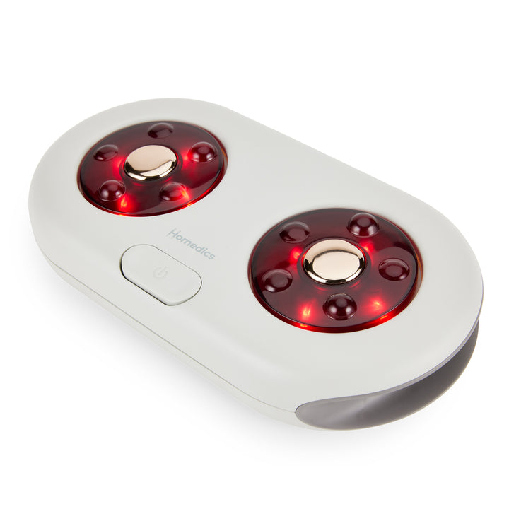 Homedics® MaxComfort Shiatsu Foot Massager with Heat massages her forefoot