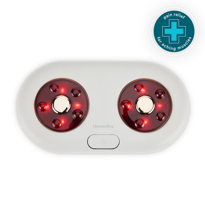 Homedics® MaxComfort Shiatsu Foot Massager with Heat provides pain relief for aching muscles
