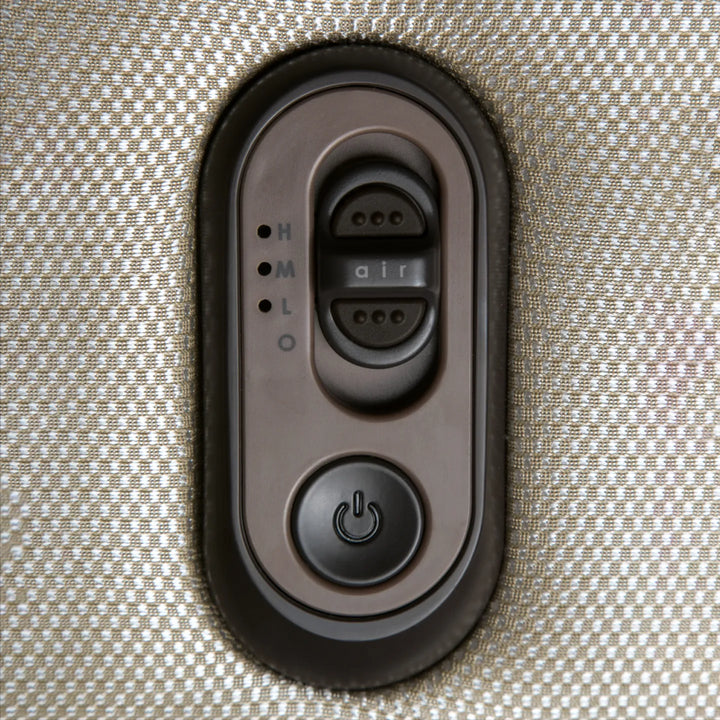 Controls of the Air Compression Shiatsu Foot Massager