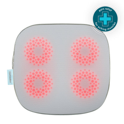 Homedics® 3-in-1 Shiatsu Massager provides pain relief for aching muscles