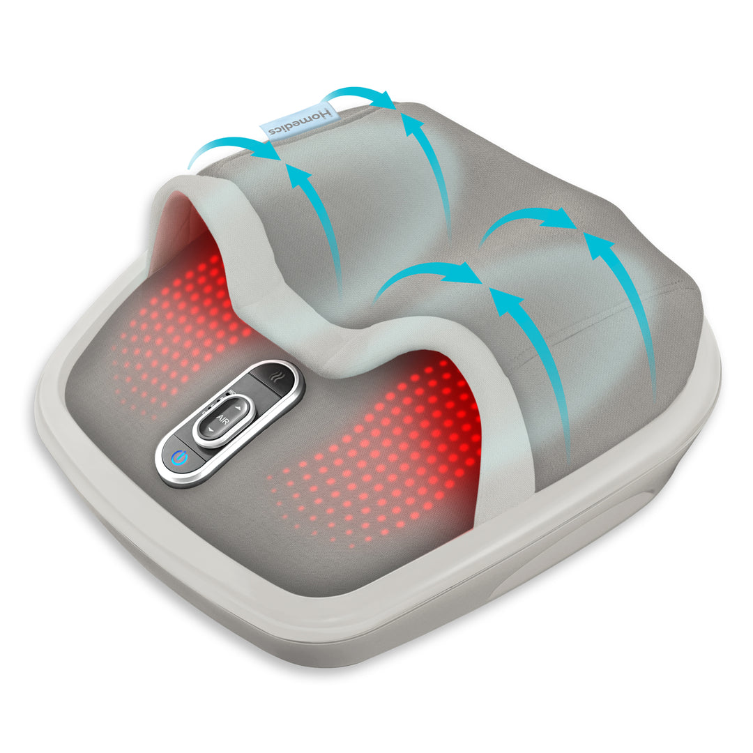 Representation of Homedics® Shiatsu Air Max Foot Massager's Rolling shiatsu nodes that soothes your soles