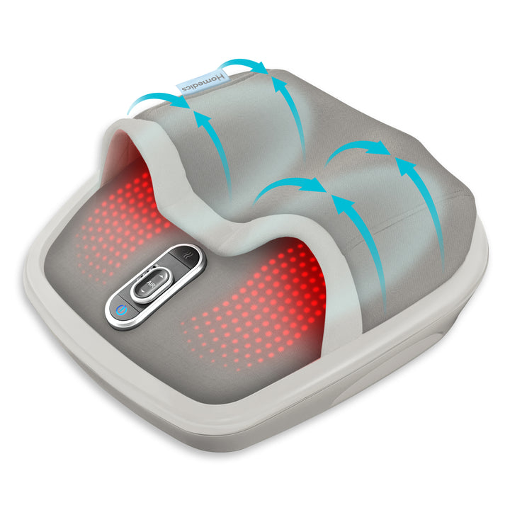 Representation of Homedics® Shiatsu Air Max Foot Massager's Rolling shiatsu nodes that soothes your soles