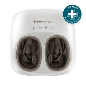 Image highlighting the features of the HoMedics® Shiatsu + Air 4.0 Foot Massager with Heat.