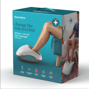 Packaging image of Homedics® Shiatsu + Air 4.0 Foot Massager with Heat