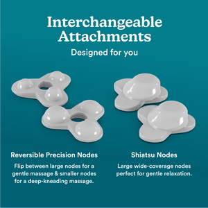 Homedics ModMassage Shiatsu + Air Foot Massager with Interchangeable Attachments