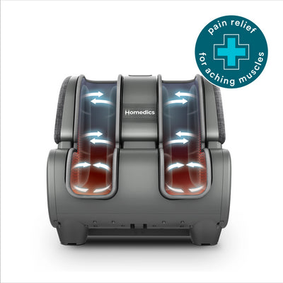 Image showing massage motion of the Homedics Deluxe Foot & Calf Massager with Heat