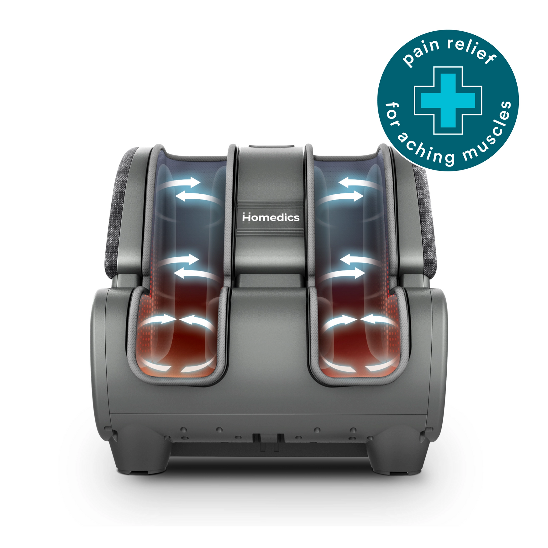 Homedics Deluxe Foot Calf Massager with Heat - Black Homedics Deluxe Foot Calf Massager with Heat - Black