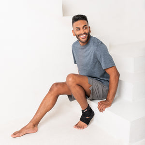 The ObusForme Hot and Cold Ankle Support - Hero In Use Model