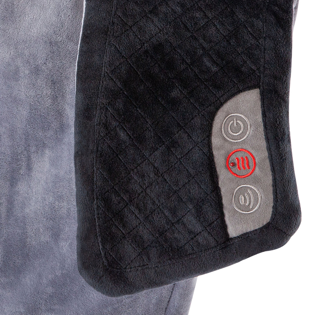 Homedics Thera-P Heated Neck and Shoulder Massager has easy to use controls for easy adjustments while in use
