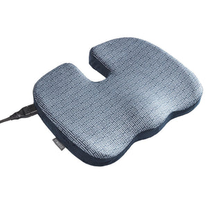 Profile view of the Homedics Contoured Seat Cushion with Heat