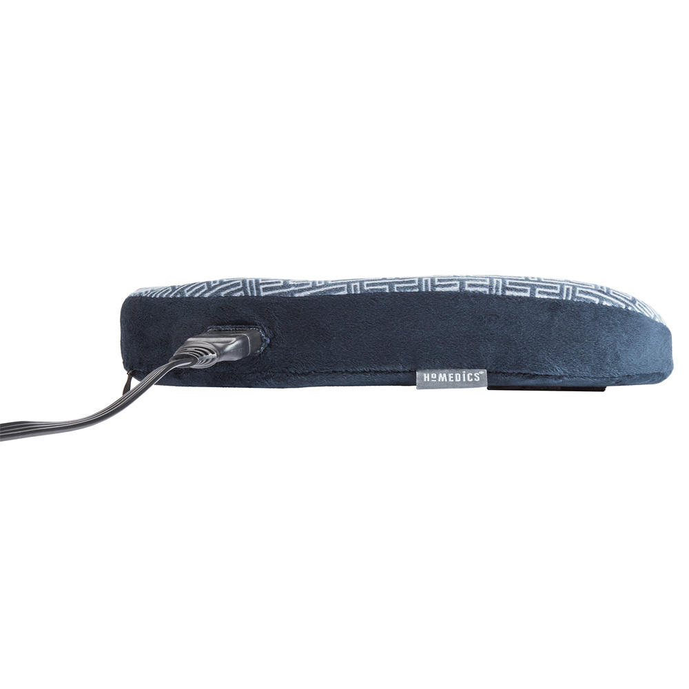 Profile view of the Homedics Contoured Seat Cushion with Heat