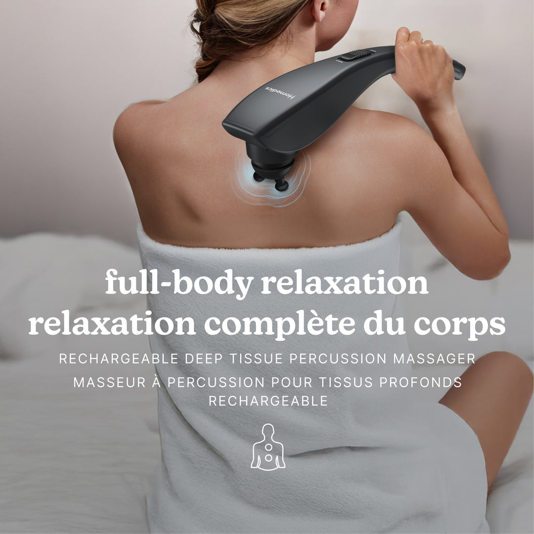 Homedics Rechargeable Deep Tissue Percussion Massager