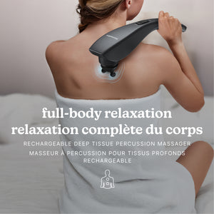 Homedics Rechargeable Deep Tissue Percussion Massager
