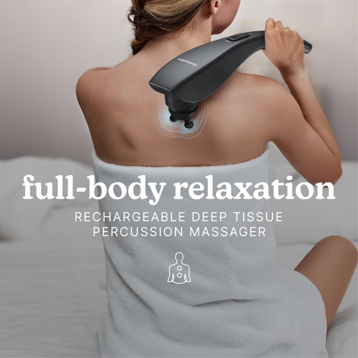 Homedics Rechargeable Deep Tissue Percussion Massager